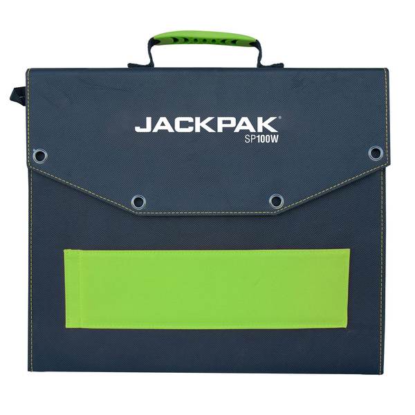 Jackpak Solar Panel / 100W / 25W per panel / Male 7909 port / adaptors and output cable 5180453